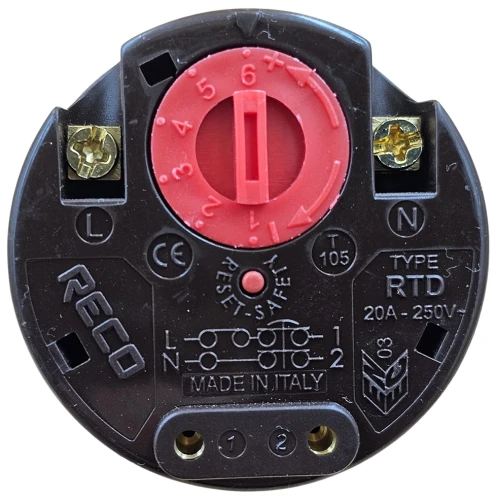 Терморегулятор стрижневий RTD 20А, L=270мм, Reco
