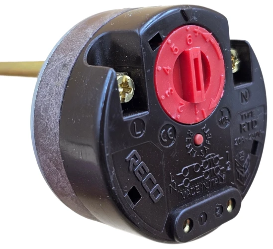 Терморегулятор стрижневий RTD 20А, L=270мм, Reco