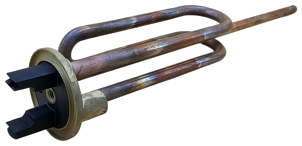 Тен для бойлера 2000 Вт (мідний, фланець Ø48 мм, під анод M6, короткі контакти) Kawai