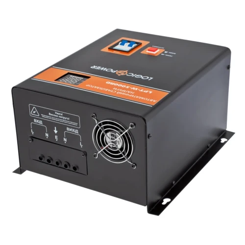 Стабілізатор напруги LogicPower LPT-W-5000RD (3500 Вт) Black