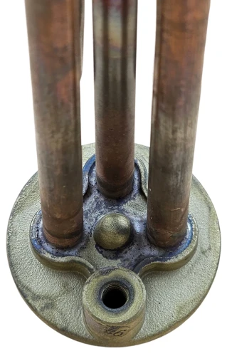 Тен для бойлера Ariston 2000 Вт (мідний, фланець Ø48 мм, під анод M6, довгі контакти) Kawai