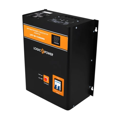 Стабілізатор напруги LogicPower LPT-W-15000RD (10500 Вт) Black