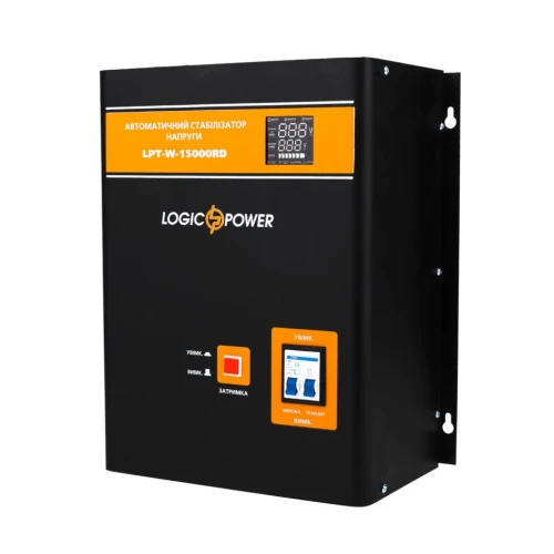 Стабілізатор напруги LogicPower LPT-W-15000RD (10500 Вт) Black