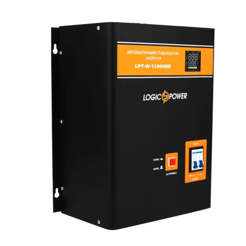 Стабілізатор напруги LogicPower LPT-W-15000RD (10500 Вт) Black