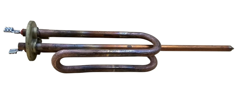 Тен для бойлера Ariston 1500 Вт (мідний, фланець Ø48 мм, під анод M6, довгі контакти) Kawai