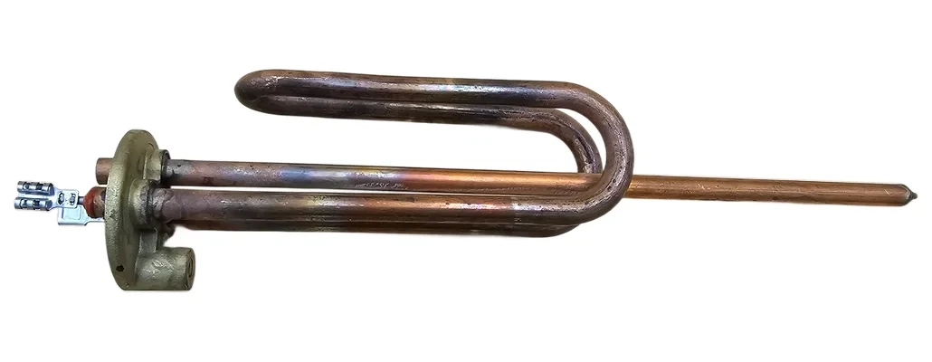 Тен для бойлера Ariston 1500 Вт (мідний, фланець Ø48 мм, під анод M6, довгі контакти) Kawai