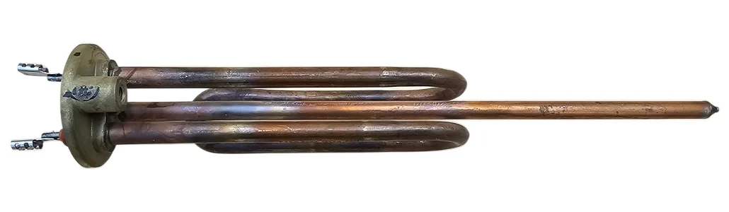 Тен для бойлера Ariston 1500 Вт (мідний, фланець Ø48 мм, під анод M6, довгі контакти) Kawai