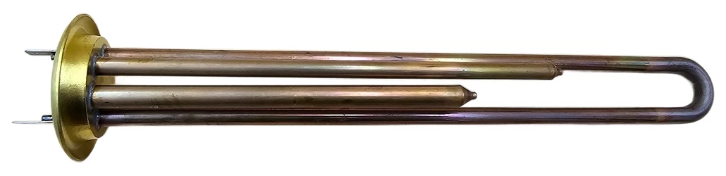 Тен для бойлера Thermex 1300 Вт (мідний, латунний фланець Ø63 мм, під анод M4) Thermowatt