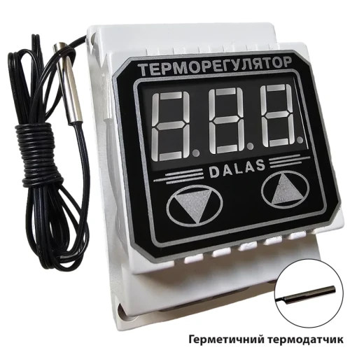 Терморегулятор з герметичним термодатчиком Dalas TRD-GD-40A 8,8 кВт
