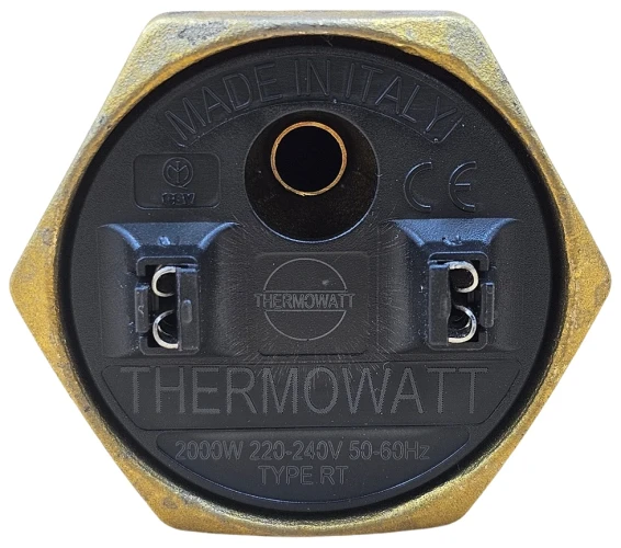 Тен для бойлера 2000 Вт (мідний, на різьбленні 1¼", під анод M6) Thermowatt