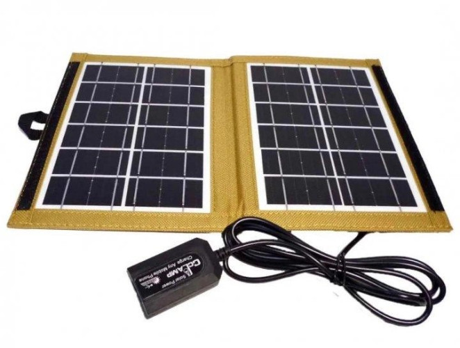Сонячна панель з USB виходом у чохлі Solar Panel CCLamp CL-670