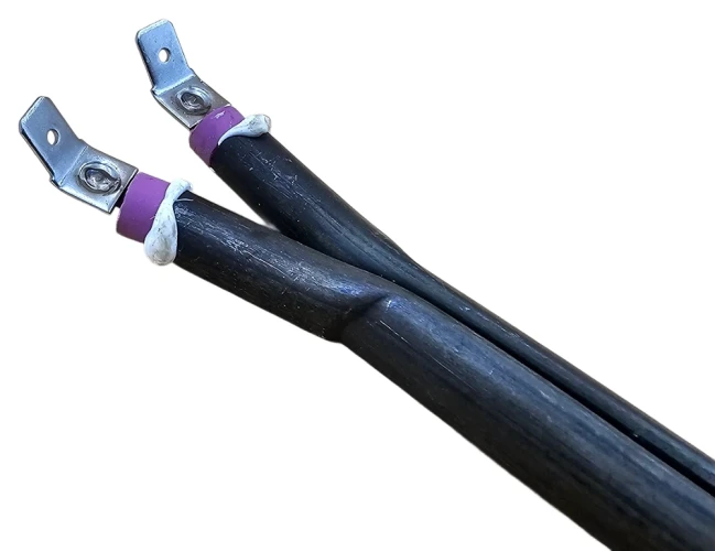 Тен сухий для бойлера 800 Вт (нержавійка, 320 мм, Ø12 мм, під фланець-колбу) Kawai