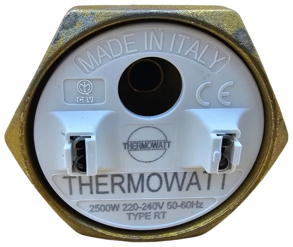 Тен для бойлера 2500 Вт (мідний, на різьбленні 1¼", під анод M6) Thermowatt