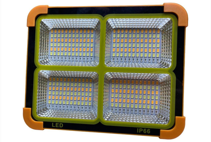 Портативна сонячна батарея для заряду Power bank Solar LED light D8 12000 mAH