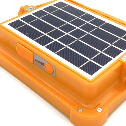 Портативна сонячна батарея для заряду Power bank Solar LED light D8 12000 mAH