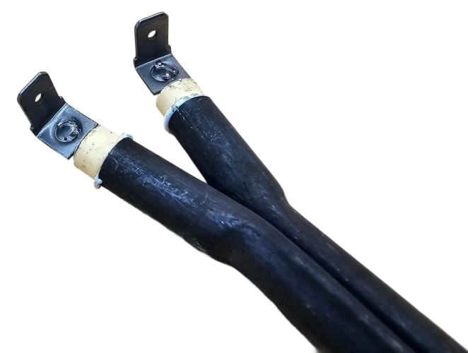 Тен сухий для бойлера Ariston 1500 Вт (нержавійка, 470 мм, Ø12 мм, під фланець-колбу) Kawai