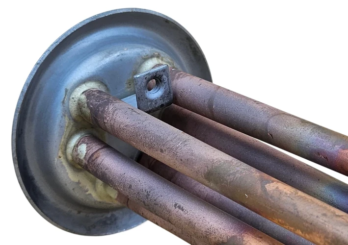 Тен для бойлера 2000 Вт (мідний, фланець Ø63 мм, під анод M4) Kawai