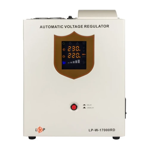 Стабілізатор напруги LogicPower LP-W-17000RD (10200 Вт / 7 ступенів)