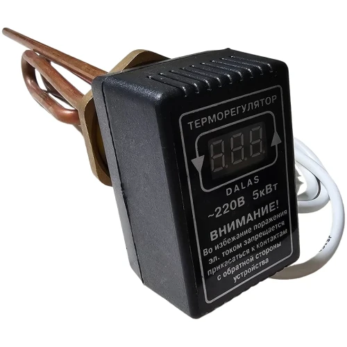 Терморегулятор з термодатчиком Dalas TRT-40A 5кВт для ТЕНу