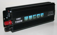 Інвертор Truman 12-220 V 1500 W Чорний