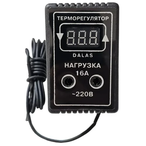 Терморегулятор з термодатчиком HOT/COL Dalas TRR-HC-16A 3,5 кВт в розетку