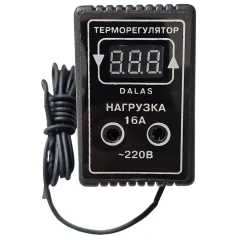 Терморегулятор з термодатчиком HOT/COL Dalas TRR-HC-16A 3,5 кВт в розетку