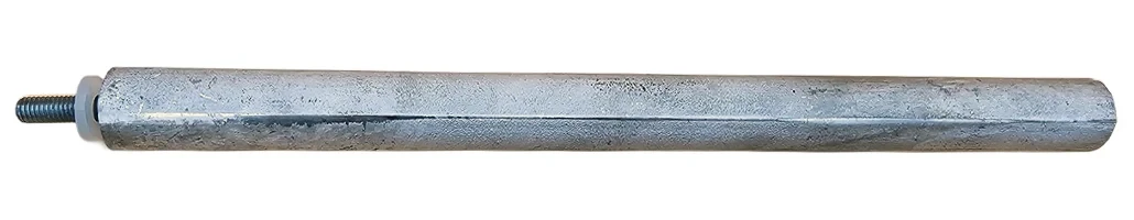 Магнієвий анод з різьбою M8x25 мм, Ø24 мм, L=300 мм, Kawai