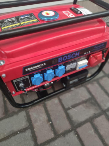 Генератор бензин/газ Bosch EM6500 3,5 кВт електростартер