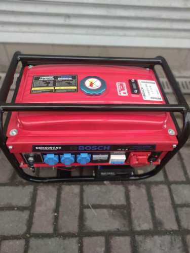 Генератор бензин/газ Bosch EM6500 3,5 кВт електростартер