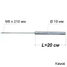 Магнієвий анод з різьбою M5x210 мм, Ø19 мм, L=200 мм, Kawai