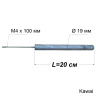 Магнієвий анод з різьбою M4x100 мм, Ø19 мм, L=200 мм, Kawai