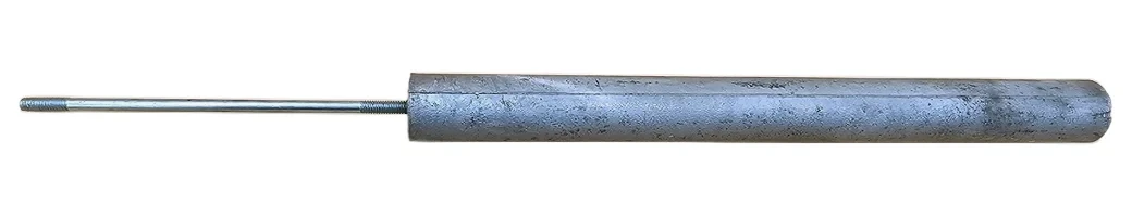 Магнієвий анод з різьбою M4x100 мм, Ø19 мм, L=200 мм, Kawai