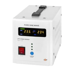 ДБЖ LogicPower LPY-PSW-500VA+ (350 Вт) 12В 5/10A, правильна синусоїда
