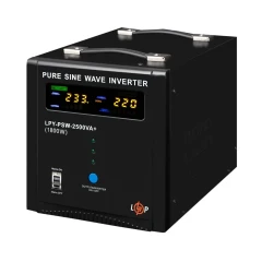 ДБЖ LogicPower LPY-PSW-2500VA+ (1 800Вт) 24В 10/20A, правильна синусоїда