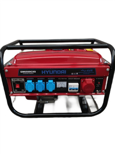 Генератор бензиновий Hyndai EU6500XCS 3,5 кВт 3-x фазний