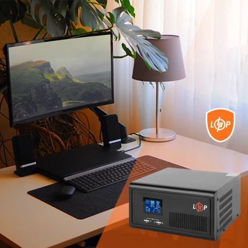 ДБЖ LogicPower LPE-B-PSW-1500VA+ (1000 Вт) 12В 1-35A, правильна синусоїда