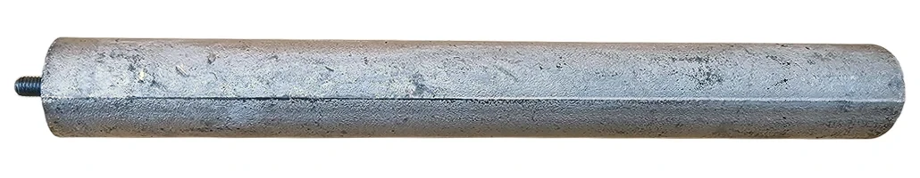 Магнієвий анод з різьбою M5x10 мм, Ø19 мм, L=200 мм, Kawai