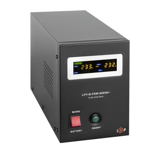 ДБЖ LogicPower LPY-B-PSW-800VA+ (560 Вт) 12В 5/15A, правильна синусоїда
