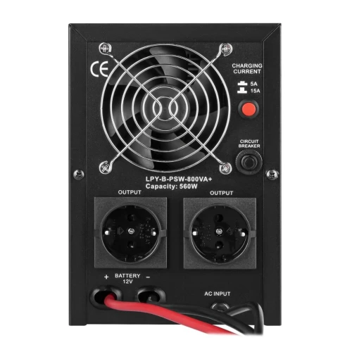 ДБЖ LogicPower LPY-B-PSW-800VA+ (560 Вт) 12В 5/15A, правильна синусоїда