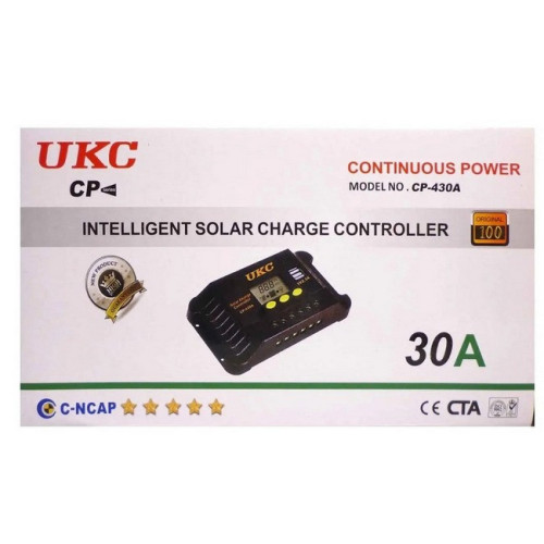 Контроллер заряда солнечной батареи UKC CP-430A