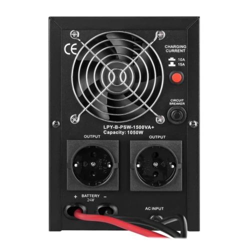 ДБЖ LogicPower LPY-B-PSW-1500VA+ (1050 Вт) 24В 10/15A, правильна синусоїда