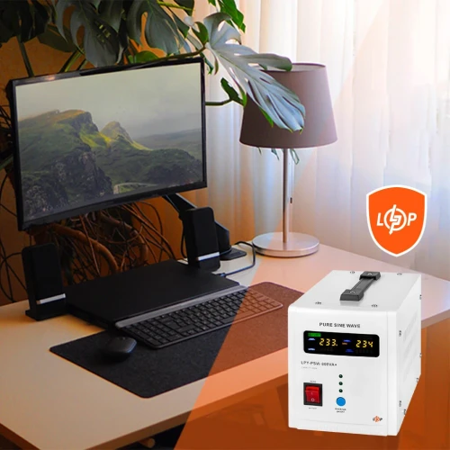 ДБЖ LogicPower LPY-PSW-800VA+ (560 Вт) 12В 5/15A, правильна синусоїда