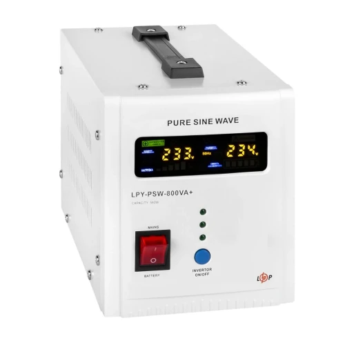 ДБЖ LogicPower LPY-PSW-800VA+ (560 Вт) 12В 5/15A, правильна синусоїда
