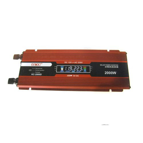Інвертор UKC 2000W з LCD дисплеєм