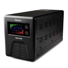 ДБЖ Gemix PSN-500 (300 Вт) 12В 15A, правильна синусоїда