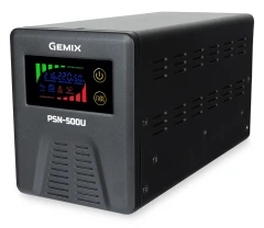 ДБЖ Gemix PSN-500U (350 Вт) 12В 5/7/9A, правильна синусоїда