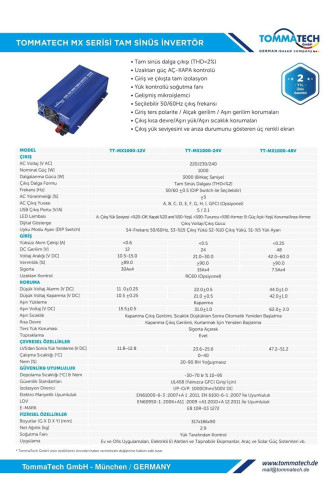 Інвертор Tommatech UT 2000Вт