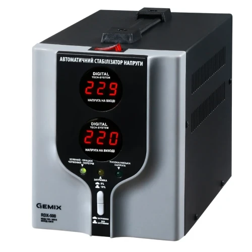 Стабілізатор напруги Gemix RDX-500 (350 Вт)
