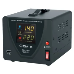 Стабілізатор напруги Gemix SDR-500 (350 Вт, USB)
