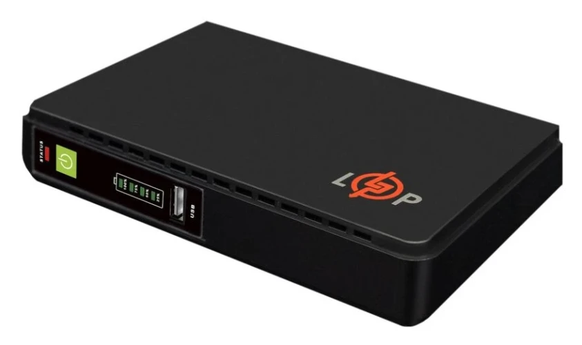 ДБЖ для роутера LogicPower LP-430PRO 10400 mAh, 30W, DC 5/9/12V, USB